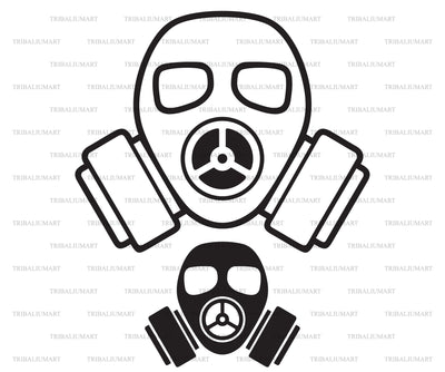 Gas mask SVG TribaliumArtSF 