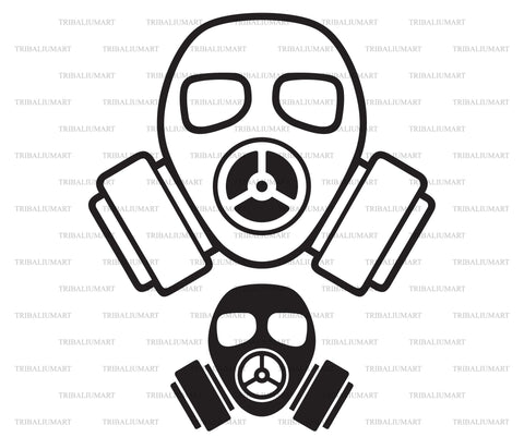 Gas mask SVG TribaliumArtSF 