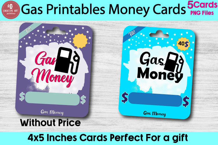 Easter Gas Money Holder Money Card Greeting Card Gift Card Cash