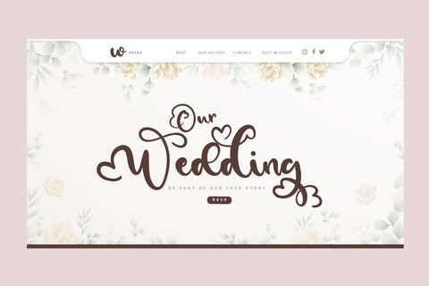 Gashyna Font Fallen Graphic Studio 