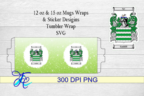 Gaskill Coat of Arms Bundle SVG Family Creations 