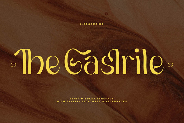 Gaslrile Typeface Font Storytype Studio 