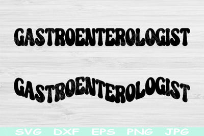 Gastroenterologist Svg Dxf Png Eps Cut Files, GI Doctor Svg, Gastro Svg Files For Cricut, Physician Svg Silhouette Digital Download Designs SVG TiffsCraftyCreations 