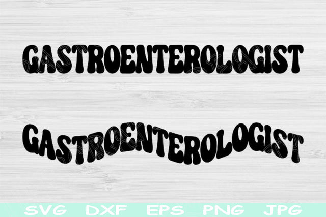 Gastroenterologist Svg Dxf Png Eps Cut Files, GI Doctor Svg, Gastro Svg Files For Cricut, Physician Svg Silhouette Digital Download Designs SVG TiffsCraftyCreations 