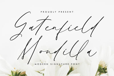 Gatenfield Mondilla - Modern Signature Font Font Storytype Studio 