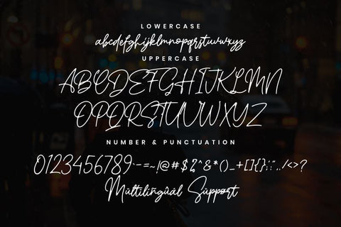 Gatheline Signature Font R. Studio 