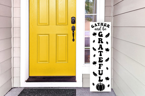 Gather and Be Grateful | Porch Sign SVG SVG CraftLabSVG 