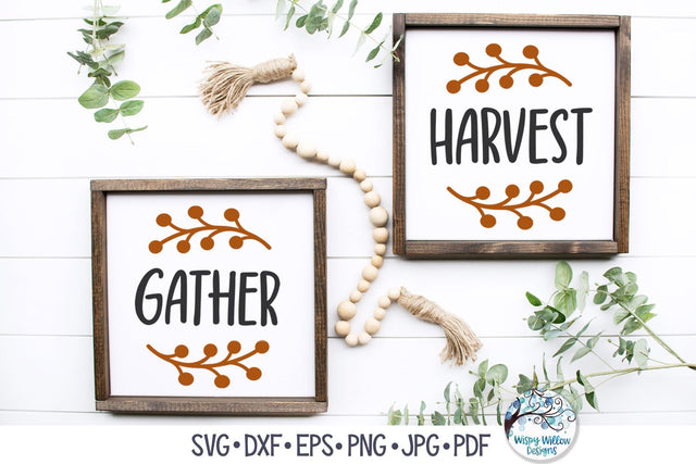 Gather and Harvest SVGs SVG Wispy Willow Designs 