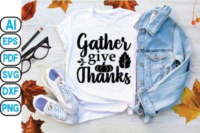 Gather Give Thanks SVG Craftlabsvg24 