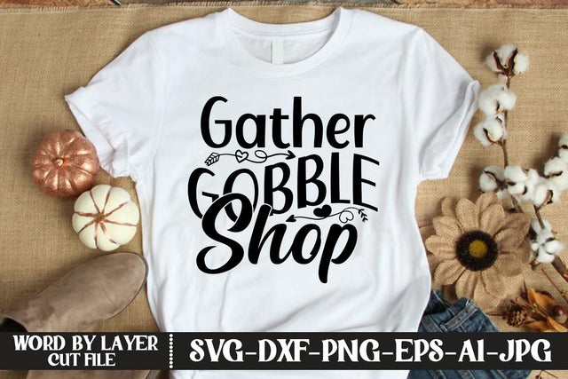Gather Gobble Shop SVG DESIGN SVG MStudio 