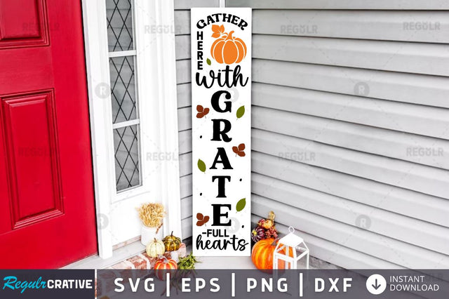 Gather here with grate full hearts SVG SVG Regulrcrative 