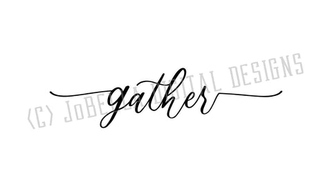 Gather SVG Cut File and Printable SVG JoBella Digital Designs 