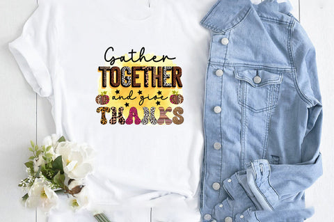 gather together and give thanks Sublimation SVGArt 