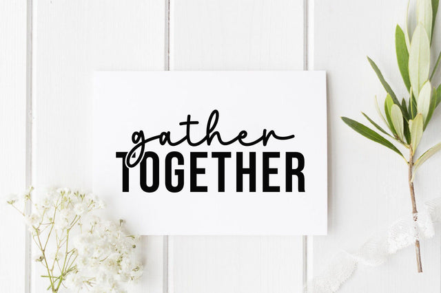 Gather Together SVG SVGista 