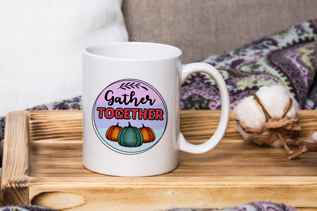 Gather Together, Thanksgiving Sublimation PNG SVG futivesvg 