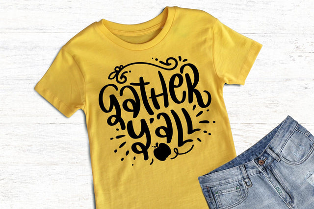 Gather Y' all, Thanksgiving SVG SVG dapiyupi store 