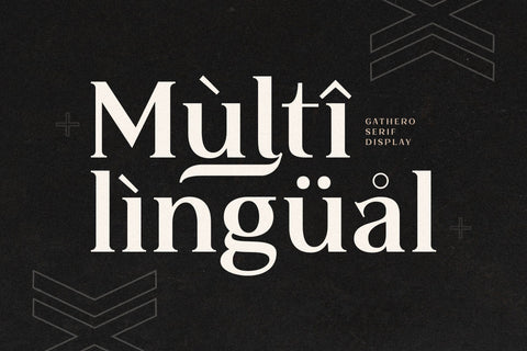 Gathero Typeface Font Storytype Studio 