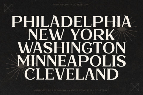 Gathero Typeface Font Storytype Studio 