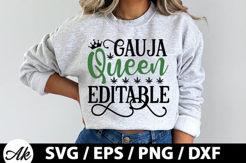 Gauja queen editable SVG SVG akazaddesign 