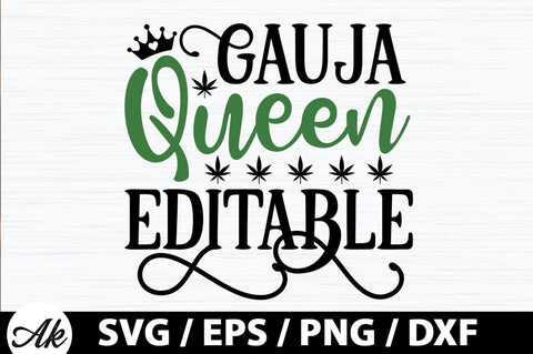 Gauja queen editable SVG SVG akazaddesign 