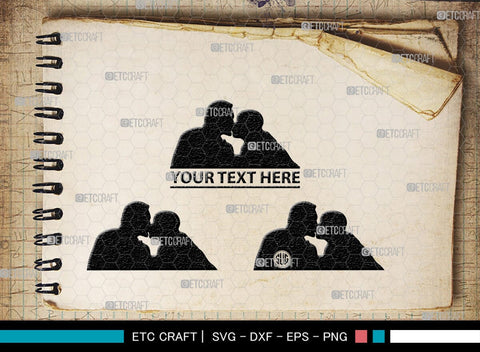 Gay Couple Monogram, Gay Couple Silhouette, Gay Couple SVG, Homosexual Svg, Couple Svg, Gay Svg, SB00363 SVG ETC Craft 