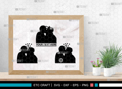 Gay Couple Monogram, Gay Couple Silhouette, Gay Couple SVG, Homosexual Svg, Couple Svg, Gay Svg, SB00363 SVG ETC Craft 