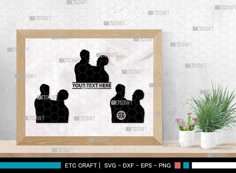 Gay Couple Monogram, Gay Couple Silhouette, Gay Couple SVG, Homosexual Svg, Couple Svg, Gay Svg, SB00363 SVG ETC Craft 