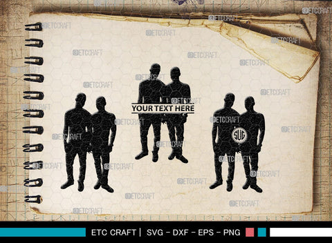 Gay Couple Monogram, Gay Couple Silhouette, Gay Couple SVG, Homosexual Svg, Couple Svg, Gay Svg, SB00363 SVG ETC Craft 