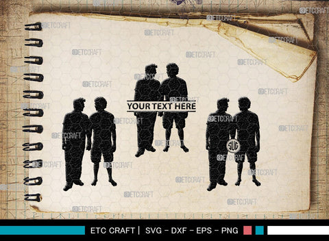 Gay Couple Monogram, Gay Couple Silhouette, Gay Couple SVG, Homosexual Svg, Couple Svg, Gay Svg, SB00363 SVG ETC Craft 