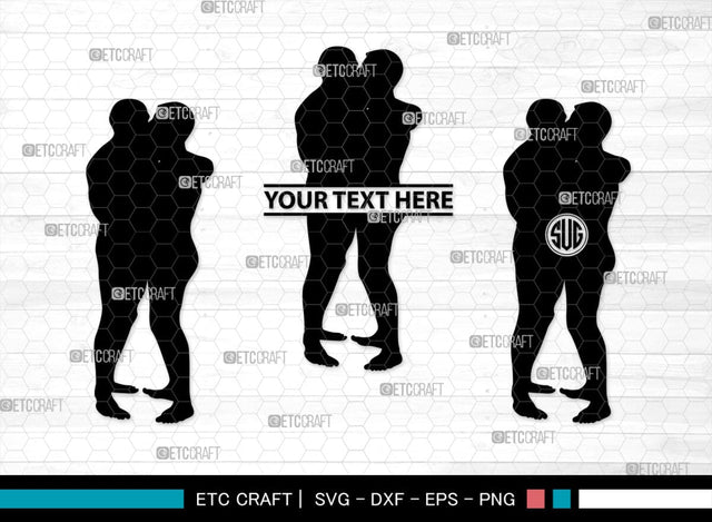 Gay Couple Monogram, Gay Couple Silhouette, Gay Couple SVG, Homosexual Svg, Couple Svg, Gay Svg, SB00363 SVG ETC Craft 