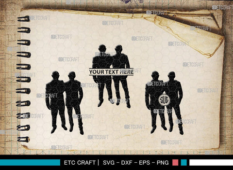 Gay Couple Monogram, Gay Couple Silhouette, Gay Couple SVG, Homosexual Svg, Couple Svg, Gay Svg, SB00363 SVG ETC Craft 