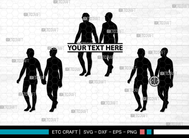 Gay Couple Monogram, Gay Couple Silhouette, Gay Couple SVG, Homosexual Svg, Couple Svg, Gay Svg, SB00363 SVG ETC Craft 