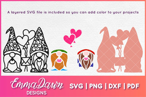 Gay Gnomes SVG, Gnome Lovers SVG SVG Emma Dawn Designs 