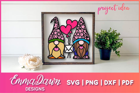 Gay Gnomes SVG, Gnome Lovers SVG SVG Emma Dawn Designs 