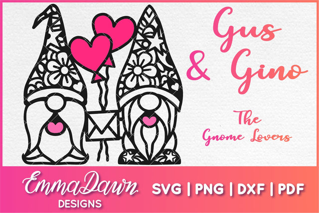 Gay Gnomes SVG, Gnome Lovers SVG SVG Emma Dawn Designs 