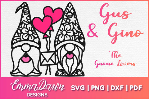 Gay Gnomes SVG, Gnome Lovers SVG SVG Emma Dawn Designs 