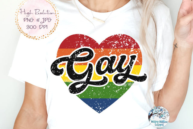 Gay Heart Sublimation Png Sublimation Wispy Willow Designs 