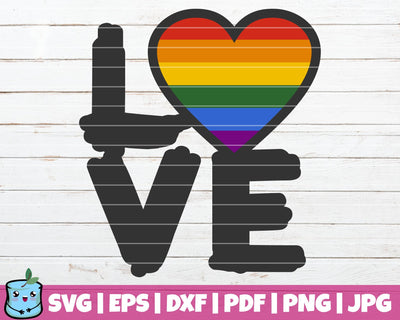 Gay Love SVG MintyMarshmallows 
