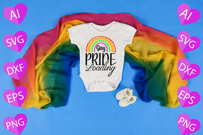Gay Pride Loading SVG CraftlabSvg29 