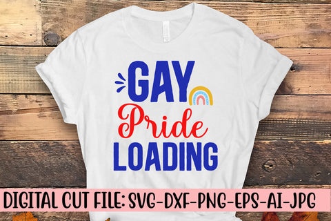 Gay Pride Loading SVG Cut File SVG Syaman 