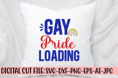 Gay Pride Loading SVG Cut File SVG Syaman 