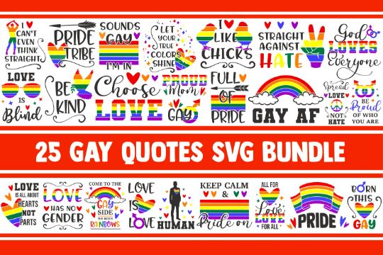Gay pride SVG Bundle, lgbt svg, gay svg, pride svg, rainbow svg, svg designs, svg quotes, gay flag svg, rainbow flag svg, gay af svg, cricut SVG James 