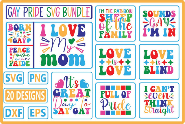 Gay Pride SVG Bundle SVG Shahin alam 
