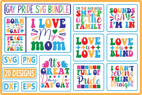 Gay Pride SVG Bundle SVG Shahin alam 