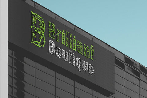 Gayatri Gothic Font zafrans studio 