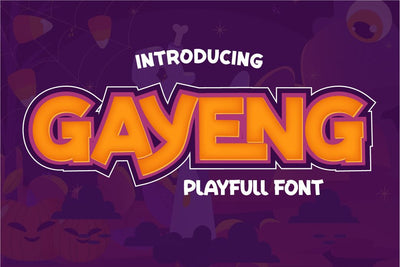 Gayeng Font twinletter 