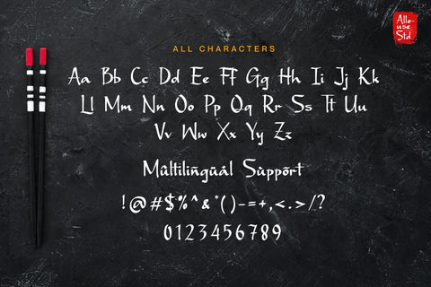 Gaze Nozarashi Font Allouse.Studio 