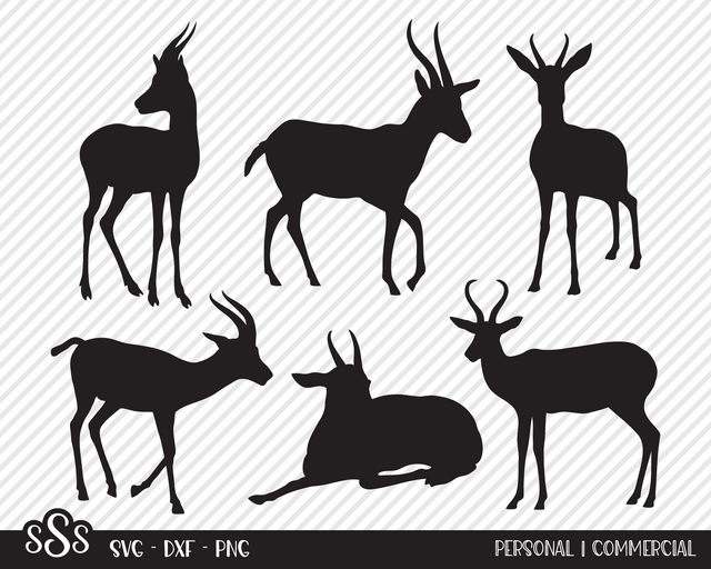 Gazelle Bundle | Outdoor SVG SVG Texas Southern Cuts 