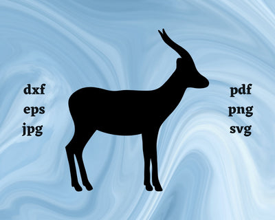 Gazelle SVG Cut File SVG Northern Light SVG 