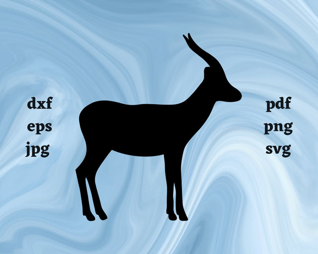 Gazelle SVG Cut File SVG Northern Light SVG 